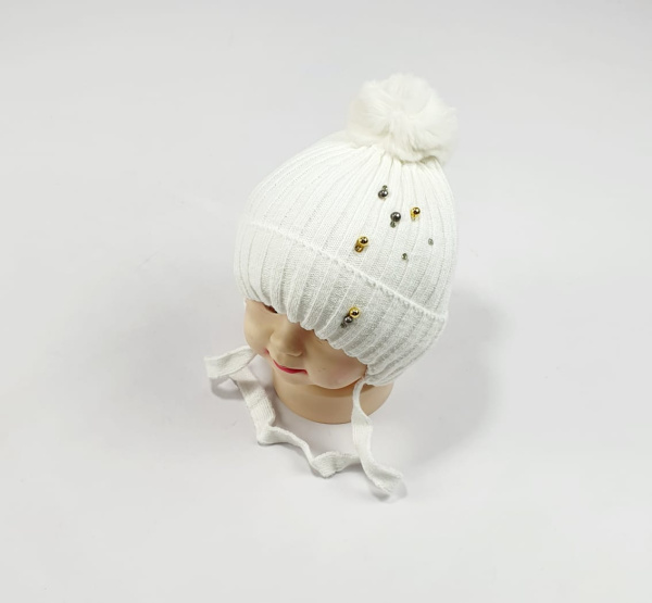 Шапка малютка арт.1016 (белый)